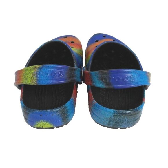 CROCS multi color clogs sandals water shoes unisex Men's size 4, Women's size 6 - Picture 3 of 7